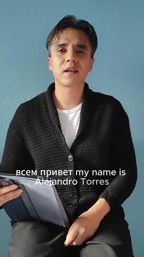 Alejandro Torres on camera